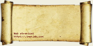 Natalija Pljakić vizit kartica